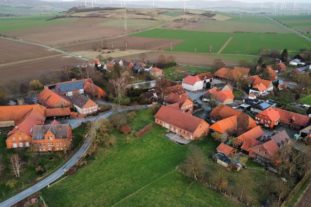 Idyllische Ferienwohnung Auf Altem Bauernhof Mit Wallbox Emmerthal Eksteriør billede